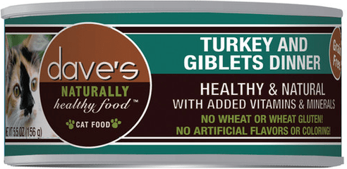 Dave's Naturally Healthy Grain Free Turkey & Giblets Dinner